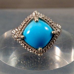 925 Sterling Turquoise Ring. 7